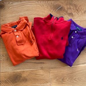 Boys Polo Ralph Lauren 3 pack sz8